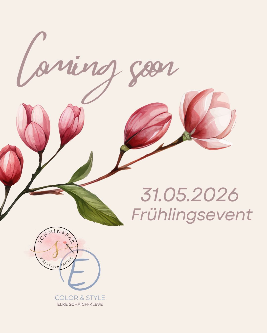 Frühling Farben Event